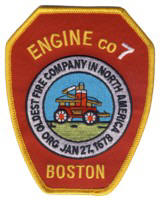 Abzeichen Fire Department Boston / Station 7