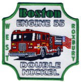Abzeichen Fire Department Boston / Engine 55