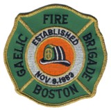 Abzeichen Fire Department Boston / Gaelic