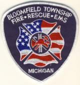Abzeichen Fire and Rescue EMS Bloomfield Township