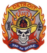 Abzeichen Fire Department Detroit / Engine 49 / Battalion 2