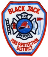 Abzeichen Fire Protection District Black Jack