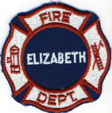 Abzeichen Fire Department Elizabeth