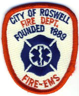 Abzeichen Fire Department City of Roswell