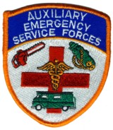 Abzeichen New York Police Department Auxiliary Emergency Service Forces