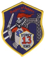 Abzeichen Fire Department New York / EMS 13