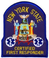 Abzeichen New York State / Firs Responder
