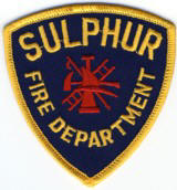 Abzeichen Fire Department Sulphur