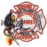 Abzeichen Fire Department Philadelphia / Station 1
