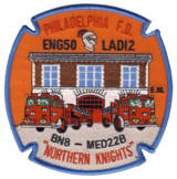 Abzeichen Fire Department Philadelphia / Station 50