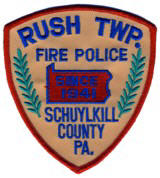 Abzeichen Fire Police Rush Township