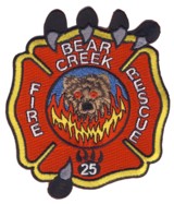 Abzeichen Fire and Rescue Bear Creek