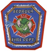 Abzeichen Fire Department Bedrock / The Flintstones