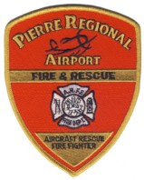 Abzeichen Fire aund Rescue Pierre Regional Airport