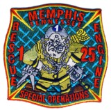 Abzeichen Fire Department Memphis / Station 25