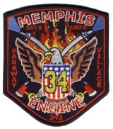 Abzeichen Fire Department Memphis / Station 34