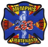 Abzeichen Fire Department Memphis / Station 203