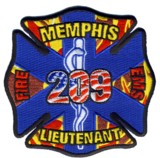 Abzeichen Fire Department Memphis / Station 209