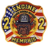 Abzeichen Fire Department Memphis / Engine 22
