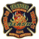Abzeichen Fire Department Memphis / Engine 26 / Battalion 2 / Unit 2 / Truck 11