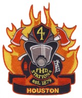 Abzeichen Fire Department Houston / Station 4