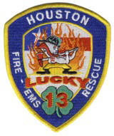 Abzeichen Fire Department Houston / Station 13