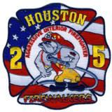 Abzeichen Fire Department Houston / Station 25