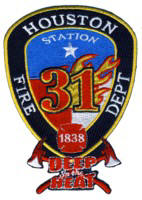 Abzeichen Fire Department Houston / Station 31