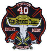 Abzeichen Fire Department Houston / Station 40