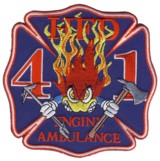Abzeichen Fire Department Houston / Station 41