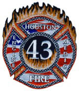 Abzeichen Fire Department Houston / Station 43