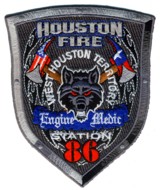 Abzeichen Fire Department Houston / Station 86