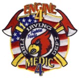Abzeichen Fire Department Irving / Engine 4 / Medic 4