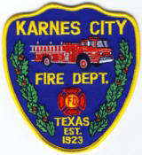 Abzeichen Fire Department Karnes City