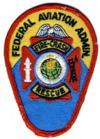 Abzeichen Federal Aviation Administration Fire-Crash Rescue