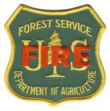 Abzeichen Forest Service Fire Department of Agriculture