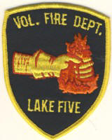 Abzeichen Volunteer Fire Department Lake Five