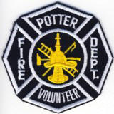 Abzeichen Volunteer Fire Department Potter