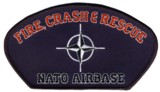 Abzeichen Fire - Crash & Rescue NATO Airbase