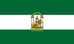 Flagge der Region Andalusien