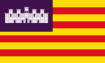 Flagge der Region Balearische Inseln