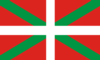 Flagge der Region Baskenland 