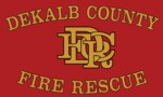 Flagge vom DeKalb County Fire Department