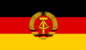 Flagge von der ehemaligen Deutschen Demokratischen Republik