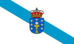 Flagge der Region Galicien