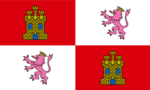 Flagge der Region Kastilien Leon