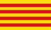 Flagge der Region Katalonien