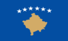 Flagge vom Kosovo