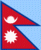 Flagge von Nepal