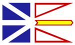 Flagge von Newfoundland and Labrador